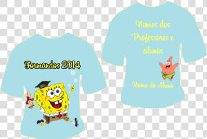 Camiseta De Formatura   Bob Esponja De Formatura  HD Png Download