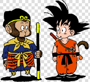 Goku And Sun Wukong By Soulreaperblaze D4g7pxi   Sun Wukong Akira Toriyama  HD Png Download