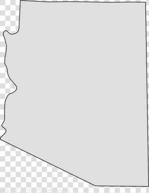 Clip Art Arizona State Outline Png   Outline Arizona State Shape  Transparent Png