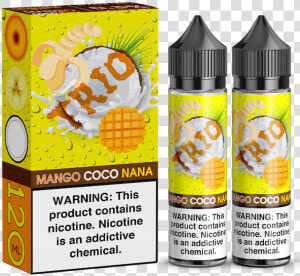 Mango Coco Nana By Trio   Bottle  HD Png Download