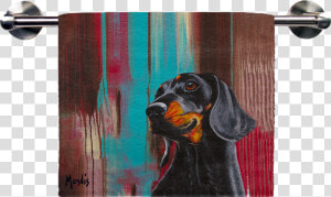 Dachshund Hand Towel   Towel  HD Png Download