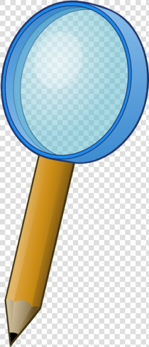 Magnifying pencil   Magnifying Glass With Pencil Png  Transparent Png