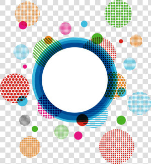 Transparent Circular Arrow Clipart   Abstract Polka Dot Png  Png Download