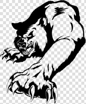 Brock Lesnar Png Tattoo Artist Dog Bear Clip   Tribal Drawings Of Animals  Transparent Png