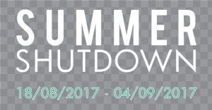 Summer Shutdown   Png Download  Transparent Png