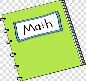 Math Book Clipart Clip   Math Notebook Clip Art  HD Png Download