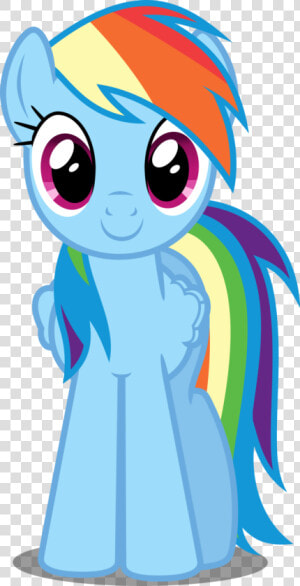 Rainbow Dash   My Little Pony Rainbow Dash Front  HD Png Download