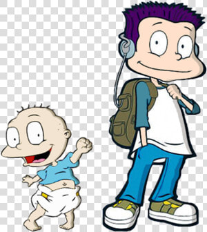 Dil And Tommy yv302   Tommy Pickles All Grown Up  HD Png Download