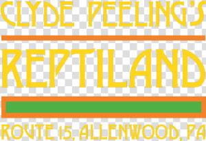 Clyde Peeling’s Reptiland   Poster  HD Png Download