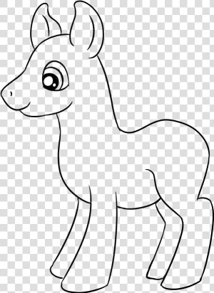 Free Mlp Stallion Base   Line Art  HD Png Download