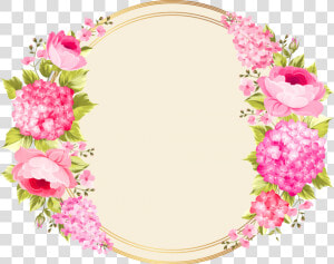 Free Png Download Etiquetas Vintage Flores Png Images   Flower Circle Frame Png  Transparent Png