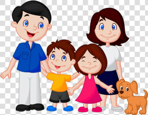 Family Png Clipart Happy Family Cartoon    Happy Family Cartoon  Transparent Png