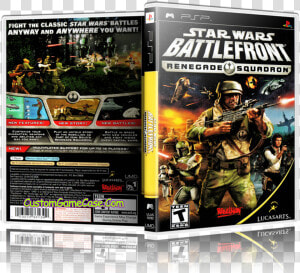 Transparent Star Wars Battlefront Png   Star Wars Battlefront Renegade Squadron Psp Cover  Png Download