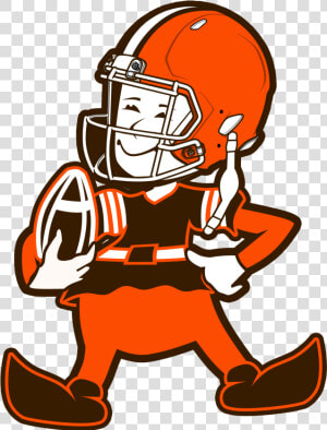 Clipart Resolution 1181 1575   Cleveland Browns Player Cartoon  HD Png Download