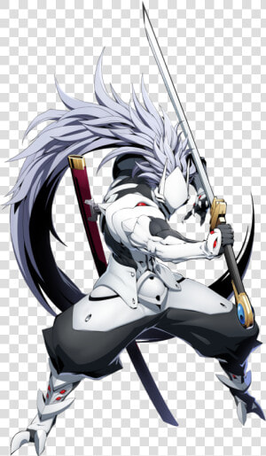 Blazblue Cross Tag Battle Hakumen  HD Png Download