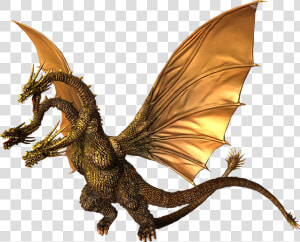 Godzilla Movies   King Ghidorah Heisei  HD Png Download