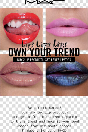 C Lips Lips Lips   Mac Cosmetics  HD Png Download