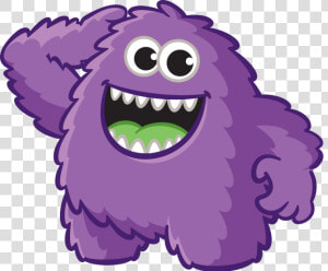 Comfy The Comfort Monster   Purple Monster  HD Png Download