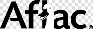 Aflac Logo Black And White   Aflac Black And White  HD Png Download