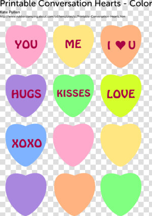 Printable Conversation Heart Templates  HD Png Download