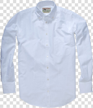 Gordon  amp  Ferguson Classic Oxford Shirt White   Long sleeved T shirt  HD Png Download