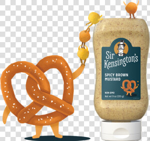 Mustard   Sir Kensington Spicy Brown Mustard  HD Png Download