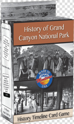 Grand Canyon National Park History Timeline Card Game   Made In Montana  HD Png Download