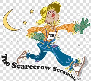 Clip Art The Scramble Is Saturday   Scarecrow Scramble  HD Png Download