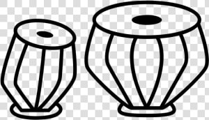 Tabla Black And White Png   Tabla Clipart Black And White  Transparent Png