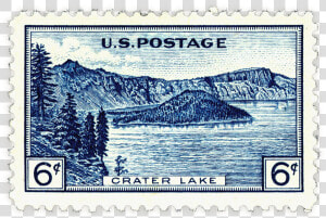 Crater Lake National Park Stamp  HD Png Download