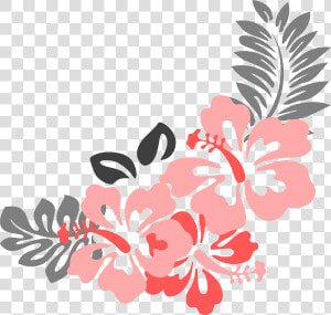 Hibiscus Flower Png Border   Hibiscus Clip Art  Transparent Png