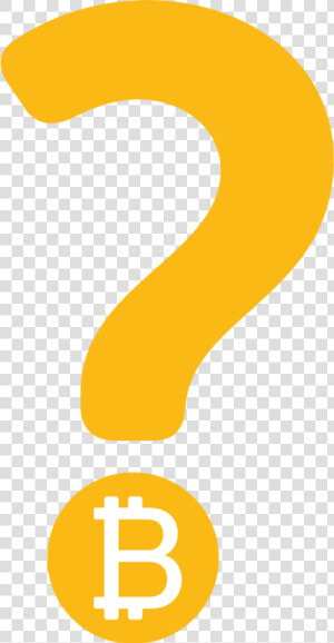 Btc Question Mark   Bitcoin With A Question Mark  HD Png Download