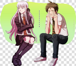 Hajime Hinata X Kirigiri  HD Png Download