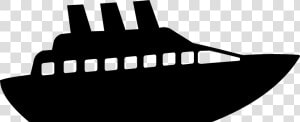 Cruise Clipart Black And White   Cruise Ship  HD Png Download