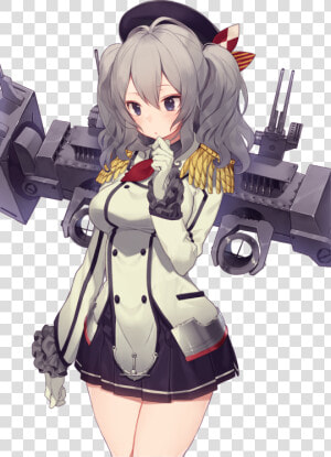 Human Hair Color Anime Figurine Mecha   Kantai Collection Kashima Card  HD Png Download