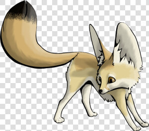 Arctic Fox Clipart Desert Fox   Draw A Fennec Fox  HD Png Download