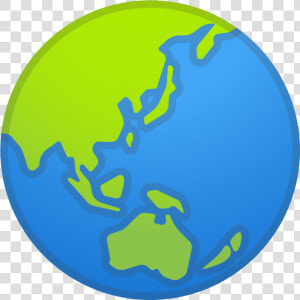 Globe Showing Asia Australia Icon   Emoji Weltkugel  HD Png Download