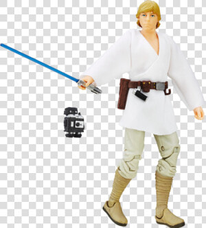 A New Hope Luke Skywalker  amp    Star Wars Black Luke Skywalker  HD Png Download