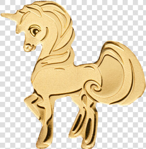 5 Gram Palau Sweetest Unicorn 9999 Gold Coin   Cartoon  HD Png Download