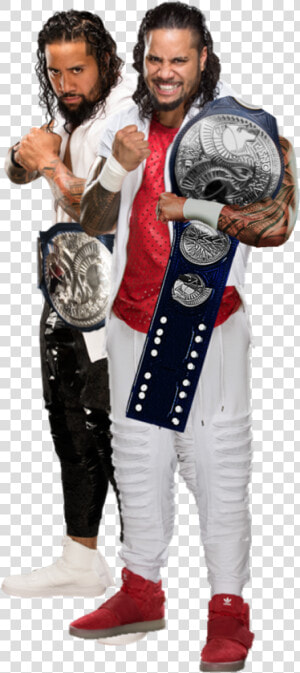 The Usos Sd Tag Team Champion 2017 By Thephenomenalseth   Jimmy Uso Full Body  HD Png Download