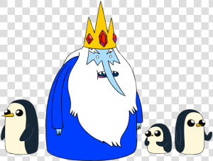 Adventure Time The Ice King And Penguins   Ice King And Penguins  HD Png Download