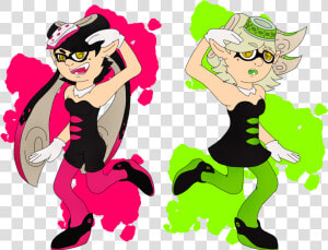 Splatoon Squid Sisters By Lizzietheratcicle Splatoon   Lizzietheratcicle Splatoon  HD Png Download