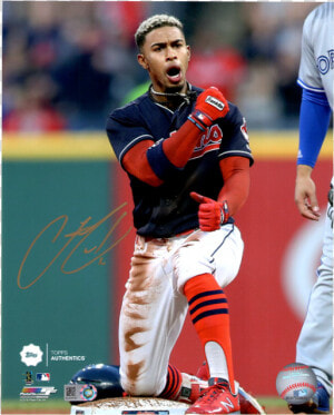 Francisco Lindor Autographed Yelling Src Https   Architecture  HD Png Download