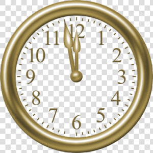 Minuit  Horloge Png  Pendule Dorée  Nouvel An  Réveillon   Clock Face  Transparent Png