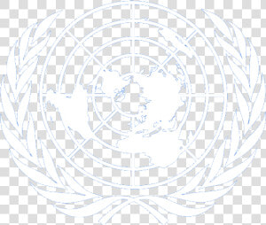 United Nations Logo White  HD Png Download