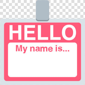 Clip Art Hello My Name Is Svg   Parallel  HD Png Download