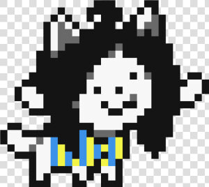 Undertale Temmie Pixel  HD Png Download