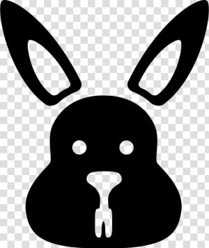 Bunny Black Head   Cabeca De Coelho Preto Em Png  Transparent Png