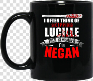 I Often Think Of Skipping Mug The Walking Dead Lucille  HD Png Download