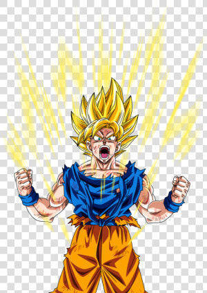 Goku Super Saiyan By Maffo1989 d48f7up   Super Saiyan Goku Png  Transparent Png